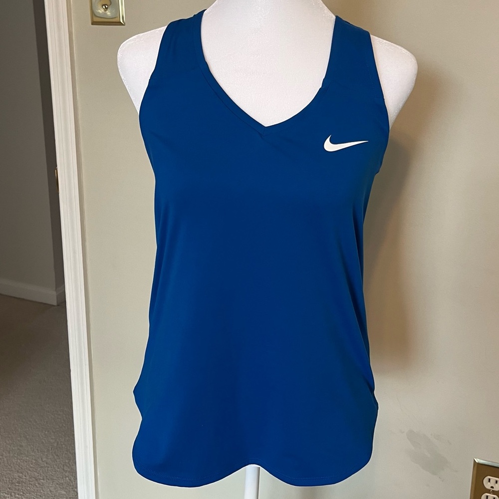 Nike Pure Tennis Pickleball Tank Royal Blue M